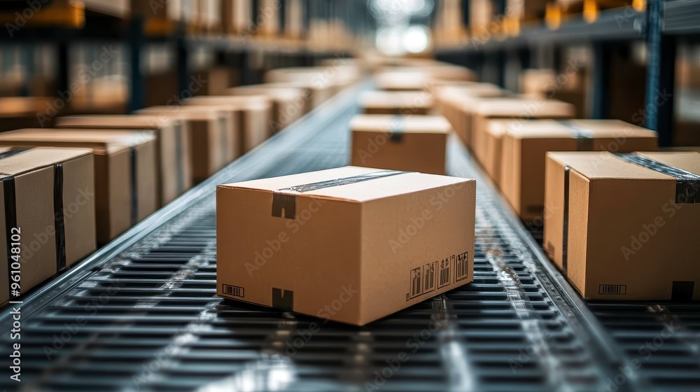 Global e-commerce site with advanced tracking, close-up on real-time package updates and international logistics Global e-commerce site with advanced tracking, close-up on real-time package updates and international logistics