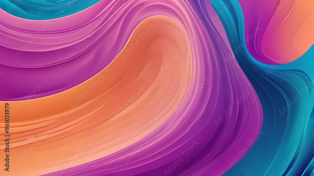 Obraz premium abstract colorful wave background