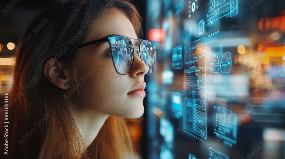 Global e-commerce platform with personalized shopping experiences, close-up on AI-driven suggestions and user profiles Global e-commerce platform with personalized shopping experiences, close-up on AI-driven suggestions and user profiles