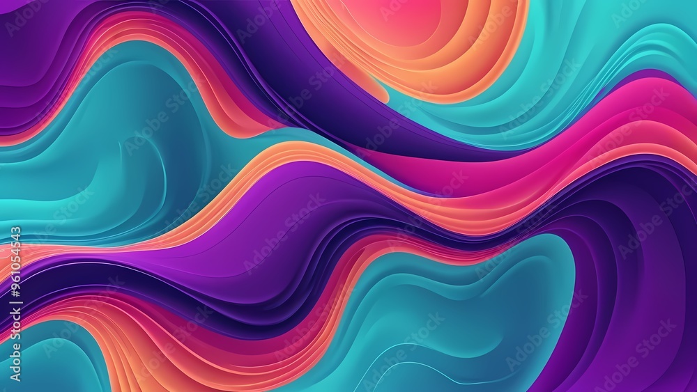 abstract colorful wave background abstract colorful wave background