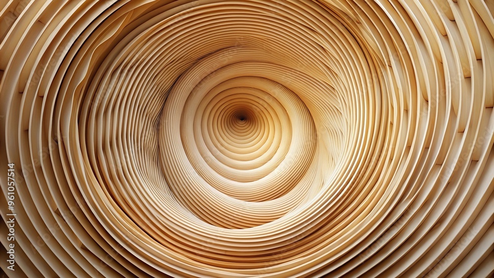 abstract background with beige rolled patterns, Worm's Eye View abstract background with beige rolled patterns, Worm's Eye View