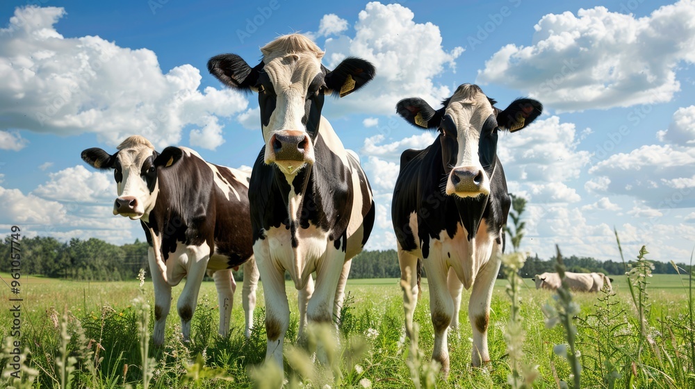 Cows in sustainable agriculture, highlighting their contribution to dairy production and the ecological balance of rural farms. Cows in sustainable agriculture, highlighting their contribution to dairy production and the ecological balance of rural farms.
