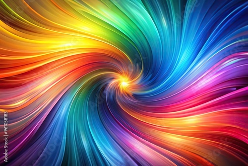 Wallpaper Mural Abstract background with colorful fusion creating a dynamic blend from a high angle perspective Torontodigital.ca