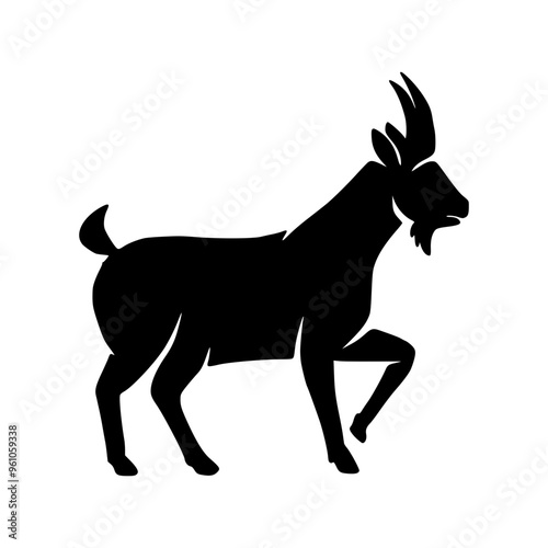 Silhouette Goat for Eid Al-Adha