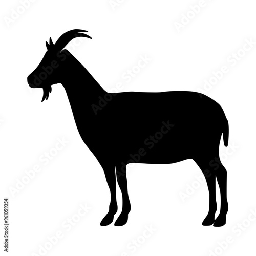 Silhouette Goat for Eid Al-Adha
