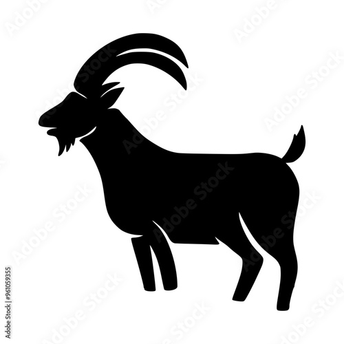 Silhouette Goat for Eid Al-Adha