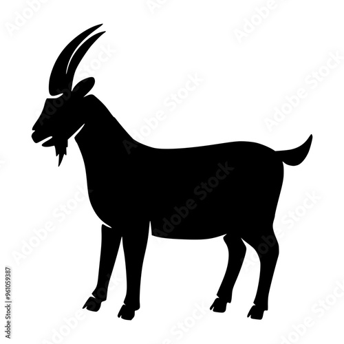 Silhouette Goat for Eid Al-Adha