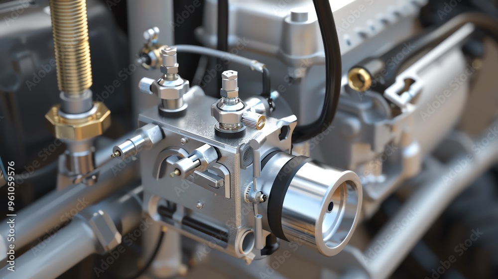 A 3D render of an ATV fuel vapor monitoring sensor A 3D render of an ATV fuel vapor monitoring sensor