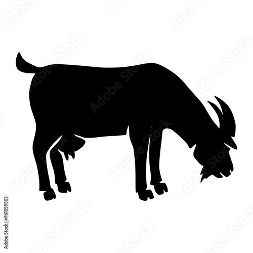 Silhouette Goat for Eid Al-Adha