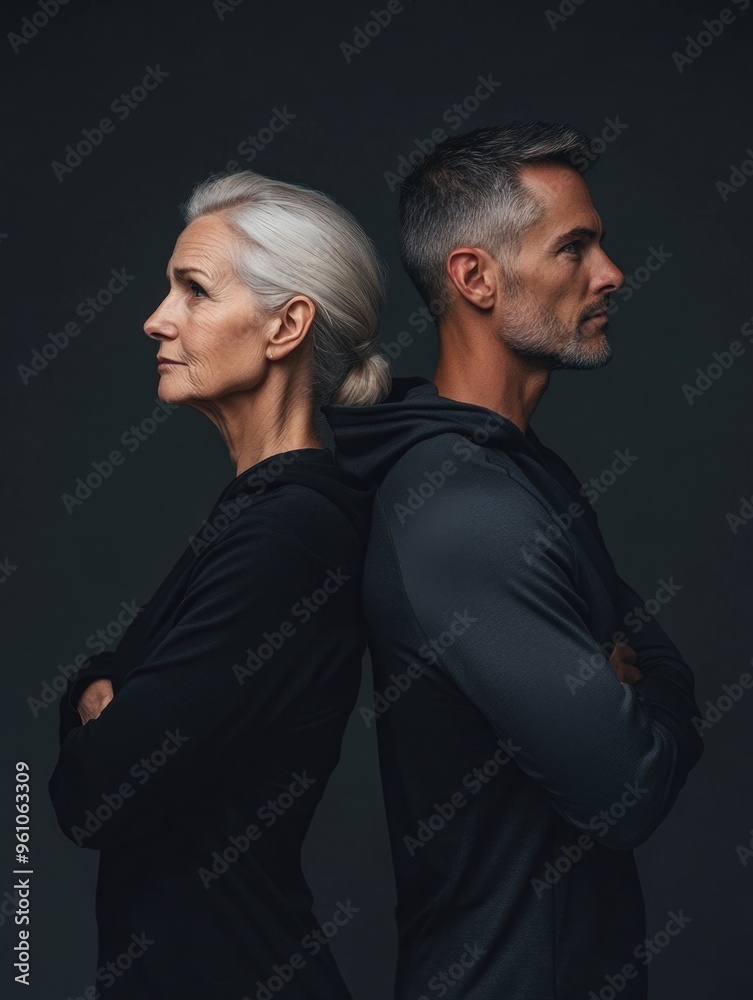Obraz premium Age-Defying Power Couple