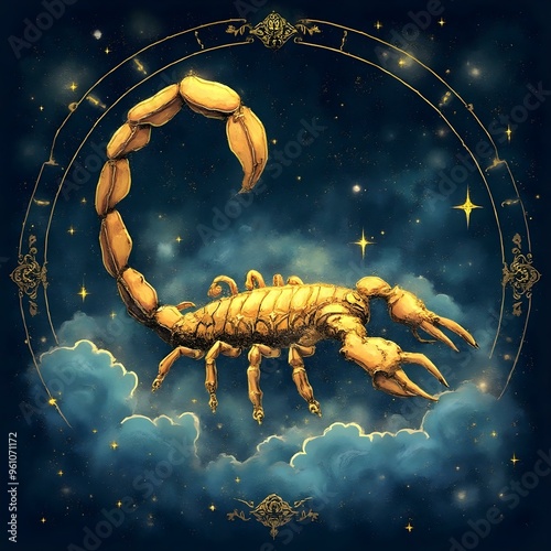 Fantastic Scorpio Zodiac Medal Sign