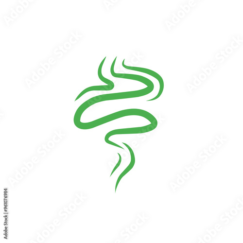 green smoke smell icon