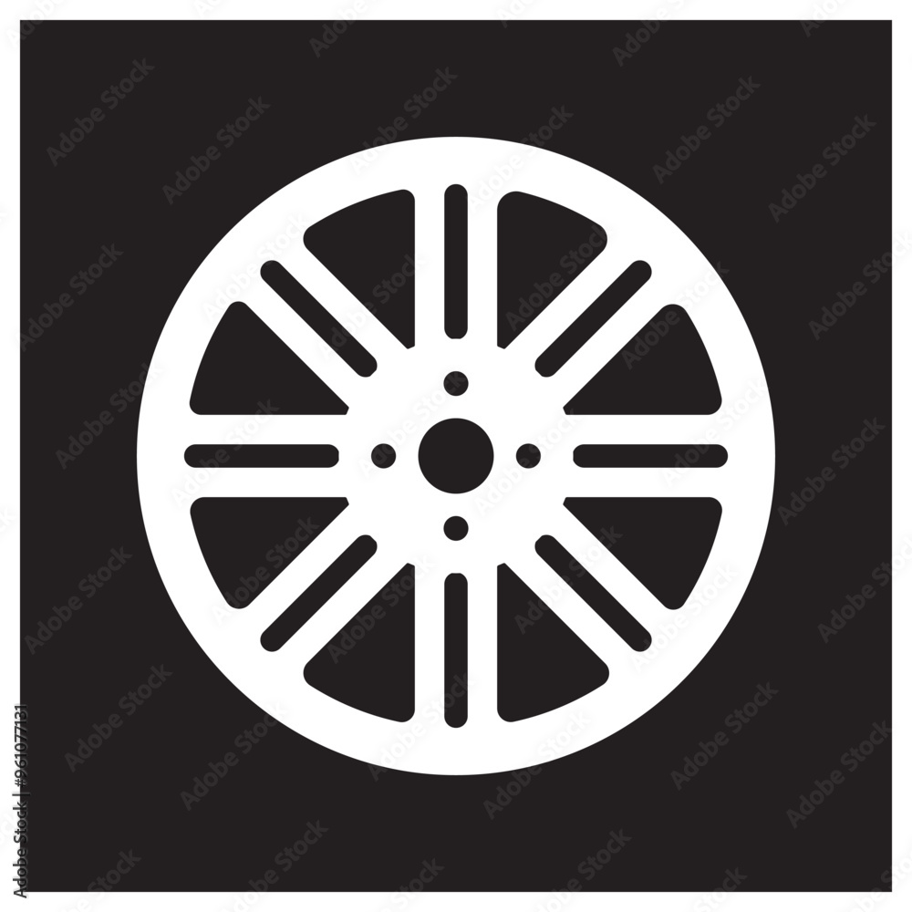 car rim icon logo design car rim icon logo design