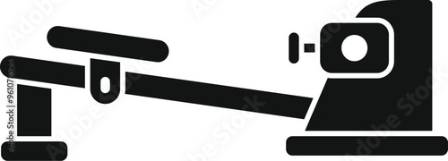 Leg press machine icon representing the concept of working out and building muscle