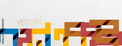 Color bend lines with shadow texture effect. Vector Illustration For Wallpaper, Banner, Background, Card, Book Illustration, landing page
