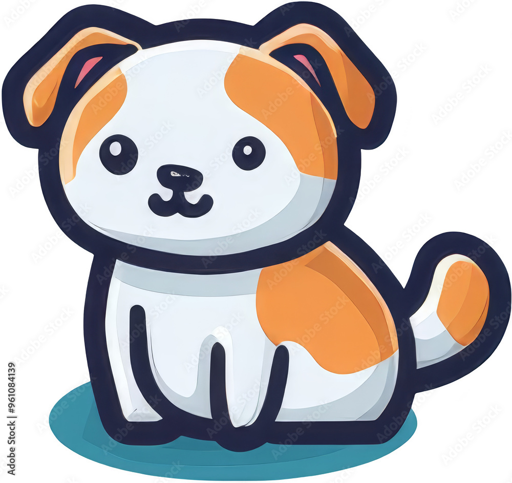 Dog cartoon element illustration png