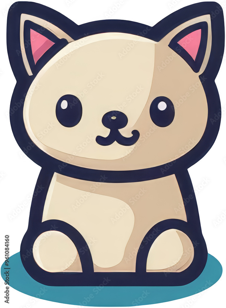 Cat cartoon element illustration png Cat cartoon element illustration png
