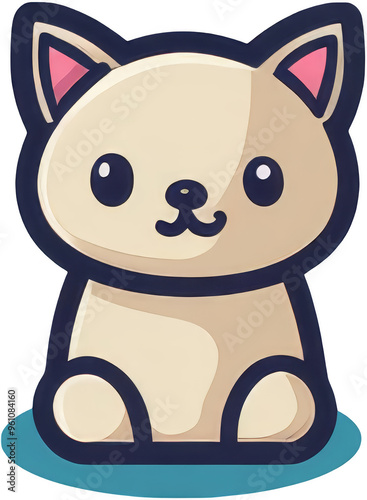 Cat cartoon element illustration png