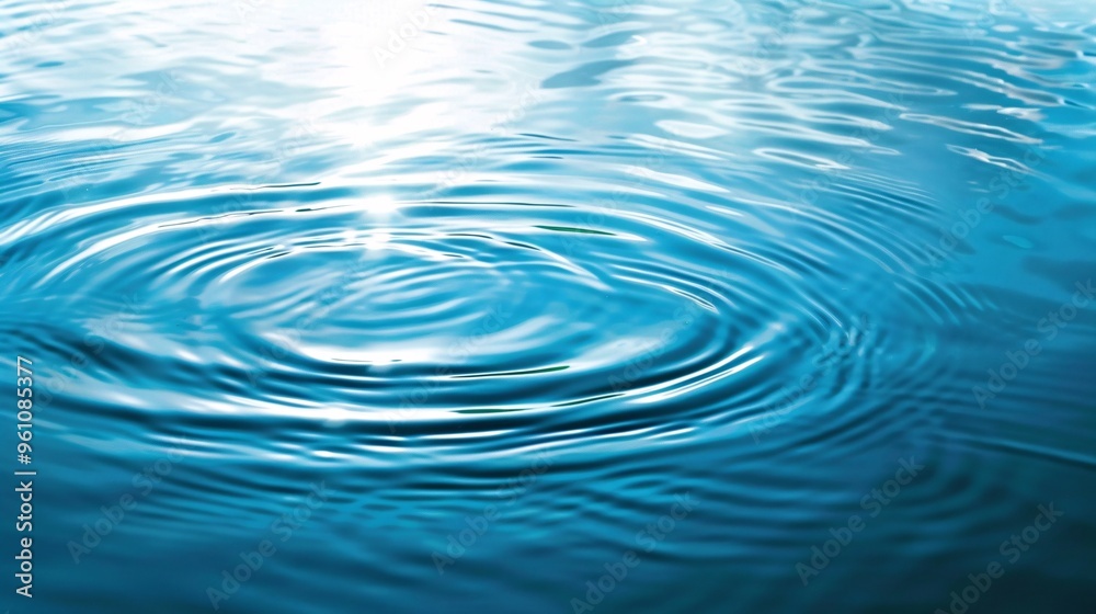 230. Peaceful spa concept background featuring a calming blue water surface with subtle rings and ripples, ideal for creating a serene, renewing environment 230. Peaceful spa concept background featuring a calming blue water surface with subtle rings and ripples, ideal for creating a serene, renewing environment