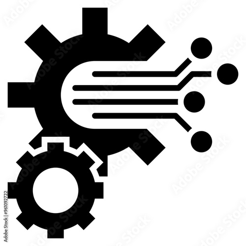 Tech Glyph Icon