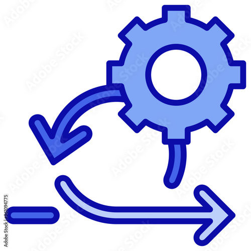 Agile Blue Icon