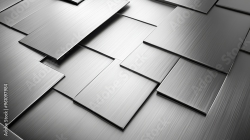 Abstract Silver Metal Texture Background