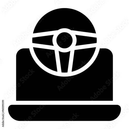 device driver, driver, computer, laptop, information technology solid or glyph icon