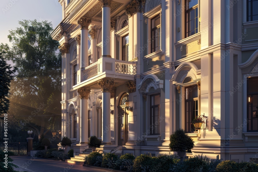 Fototapeta premium Classical exterior building