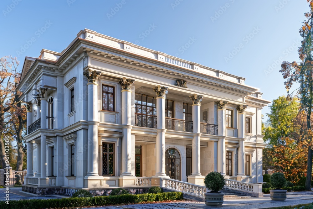 Classical exterior building Classical exterior building