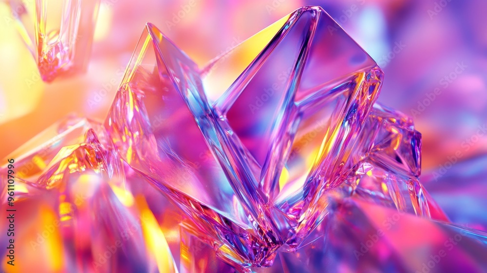 Neon Dreamscapes: Abstract Ultra HD Glossy Plastic Crystalline Structures Neon Dreamscapes: Abstract Ultra HD Glossy Plastic Crystalline Structures