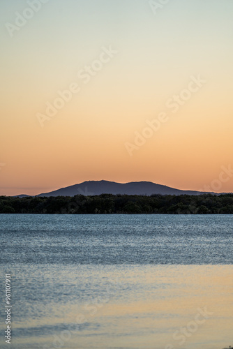 Sunset over Whyalla in South Australia  photo