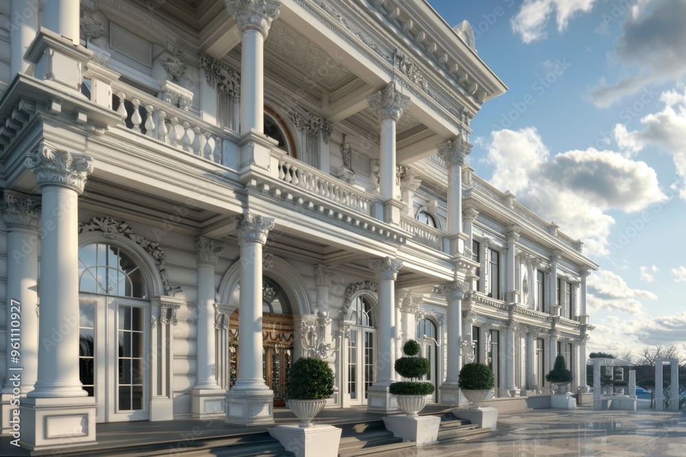 Obraz premium Classical exterior building