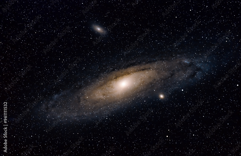 The Andromeda Galaxy in the constellation Andromeda. The Andromeda Galaxy, also known as Messier 31 (M31), is a spiral galaxy that's the closest major galaxy to the Milky Way