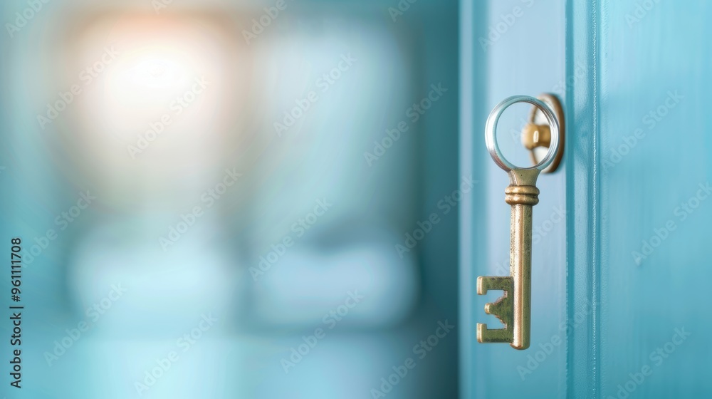 A close-up shot of an office door with a key turning in the lock, symbolizing entry and confidentiality. A close-up shot of an office door with a key turning in the lock, symbolizing entry and confidentiality.