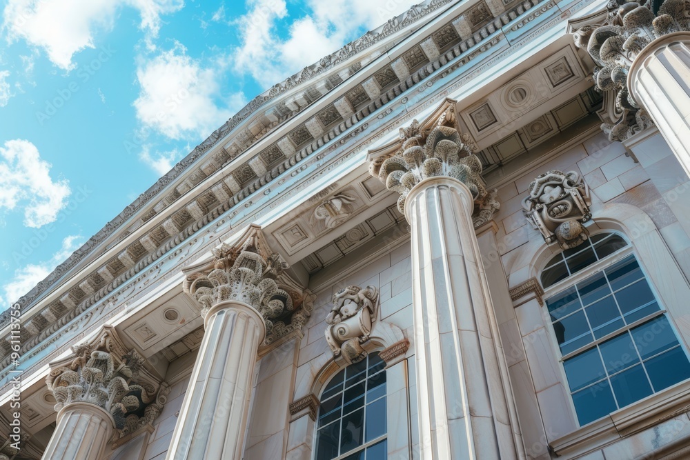 Classical exterior building Classical exterior building