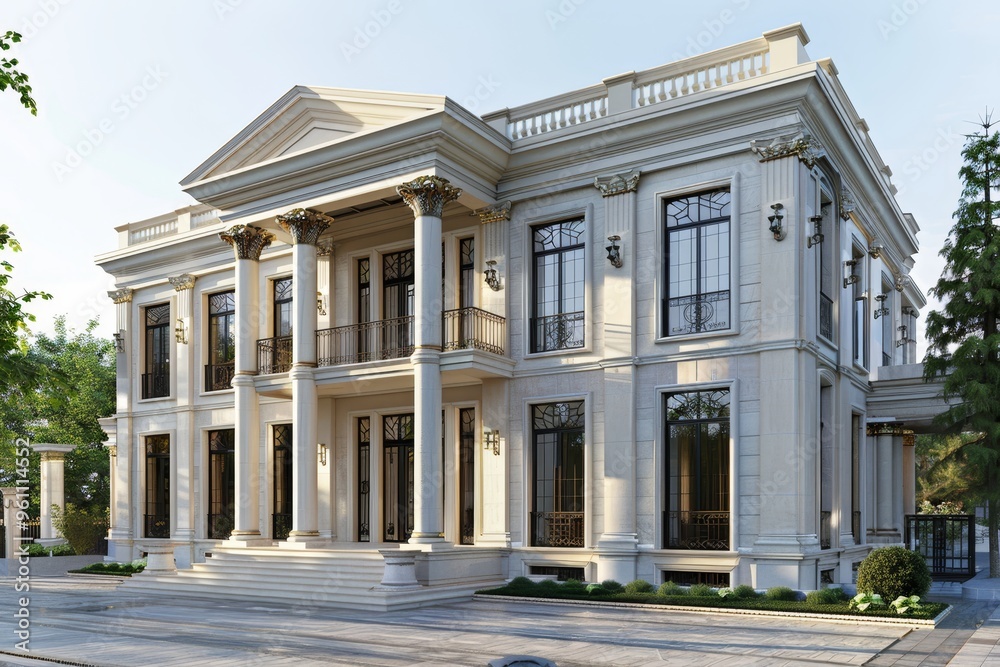 Classical exterior building Classical exterior building