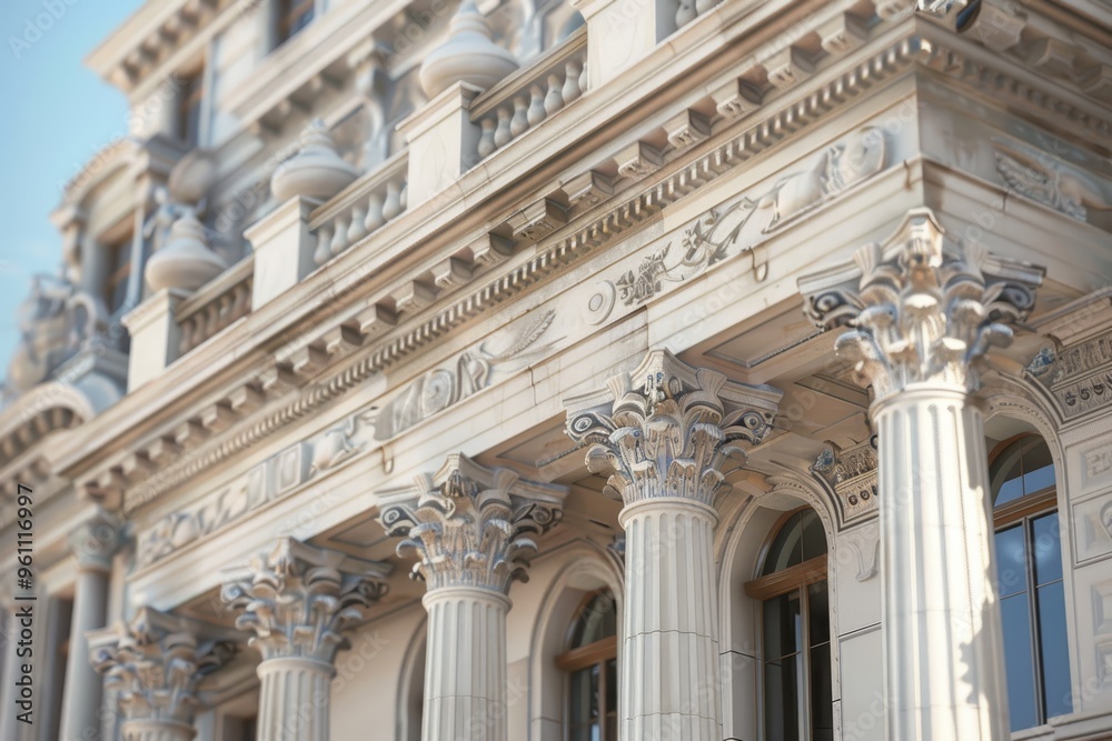 Classical exterior building Classical exterior building