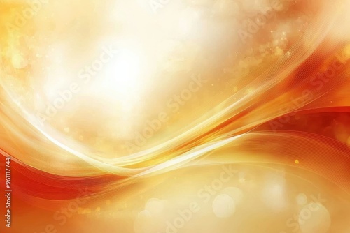 Abstract orange and yellow swirling patterns