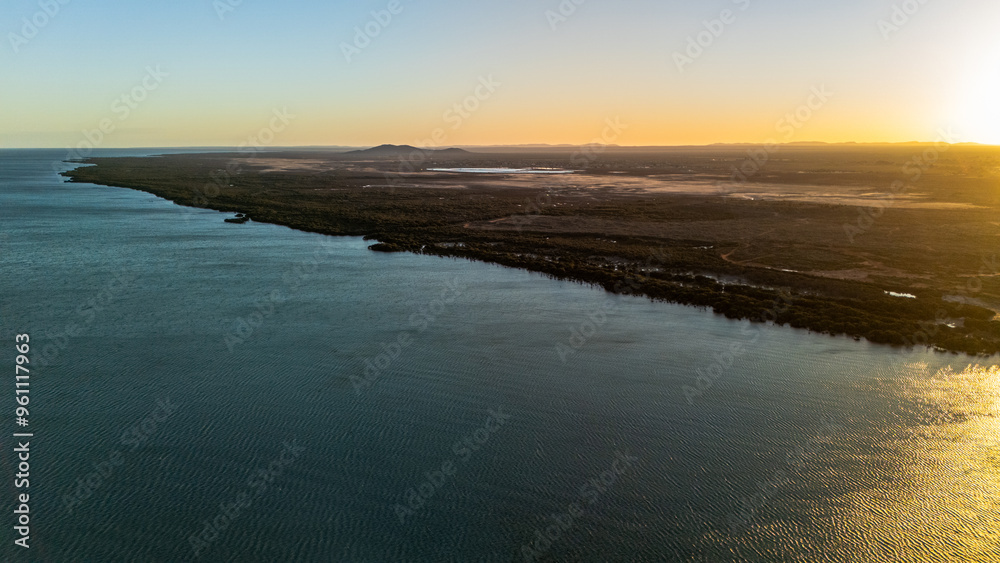Sunset over Whyalla in South Australia 