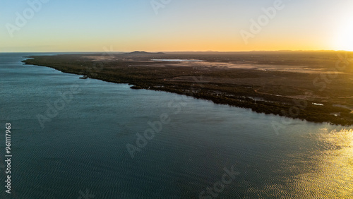 Sunset over Whyalla in South Australia 