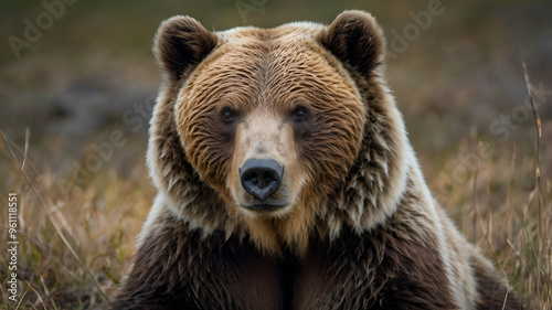 Wallpaper Mural brown bear in the forest Torontodigital.ca