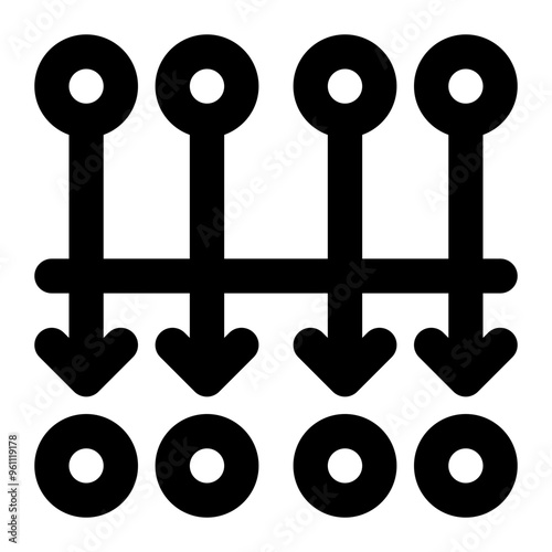 absorption, absorbance, permeation, chemical process, chemistry outline icon