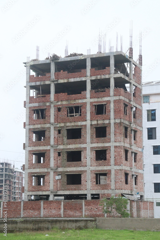apartment building on dhaka city