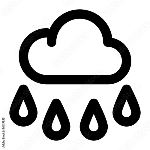 condense, condensing, rain, matter, chemistry outline icon