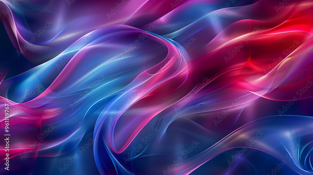 Abstract electrifying lines, smoky fractal pattern, digital illustration art work of rendering chaotic dark background,abstrtact colorful wave of light on a black background
