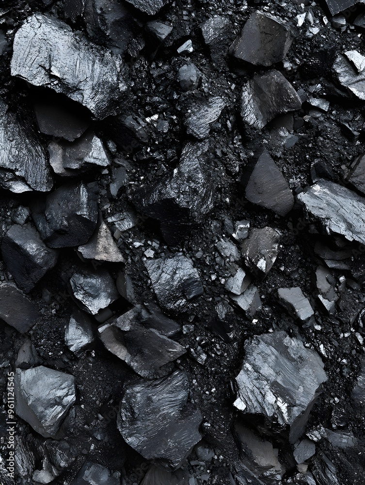 Processed collage of industrial pea coal surface texture. Background for banner, backdrop or texture for 3D mapping Processed collage of industrial pea coal surface texture. Background for banner, backdrop or texture for 3D mapping
