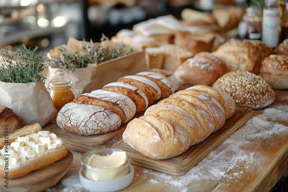 The bread trend showcases artisan loaves, rustic textures, and fresh bakery goods. The bread trend showcases artisan loaves, rustic textures, and fresh bakery goods.