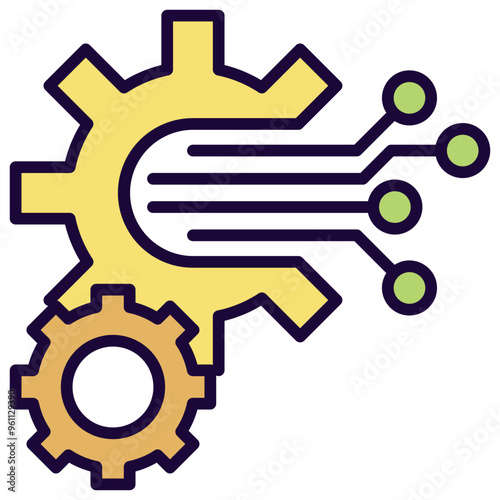 Tech Outline Color Icon