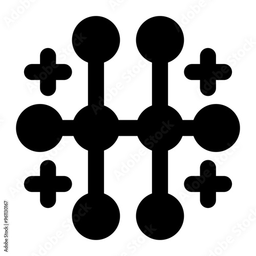 addition reaction, compounds, addition, reaction, chemistry solid or glyph icon