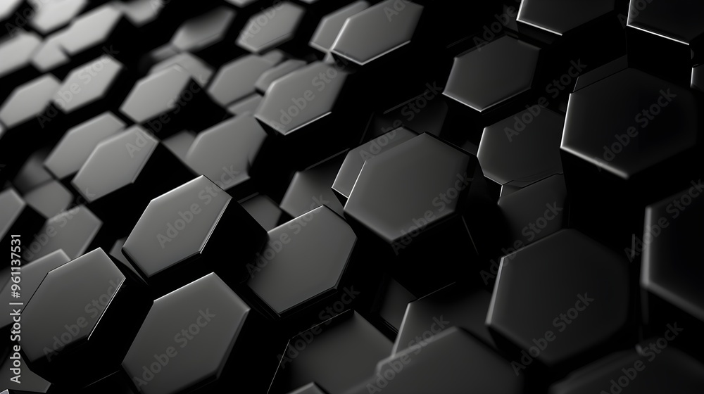 Background digital black hexagon honeycomb Background digital black hexagon honeycomb